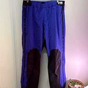 vintage Goretex MEC Blue and Black Rain Pants